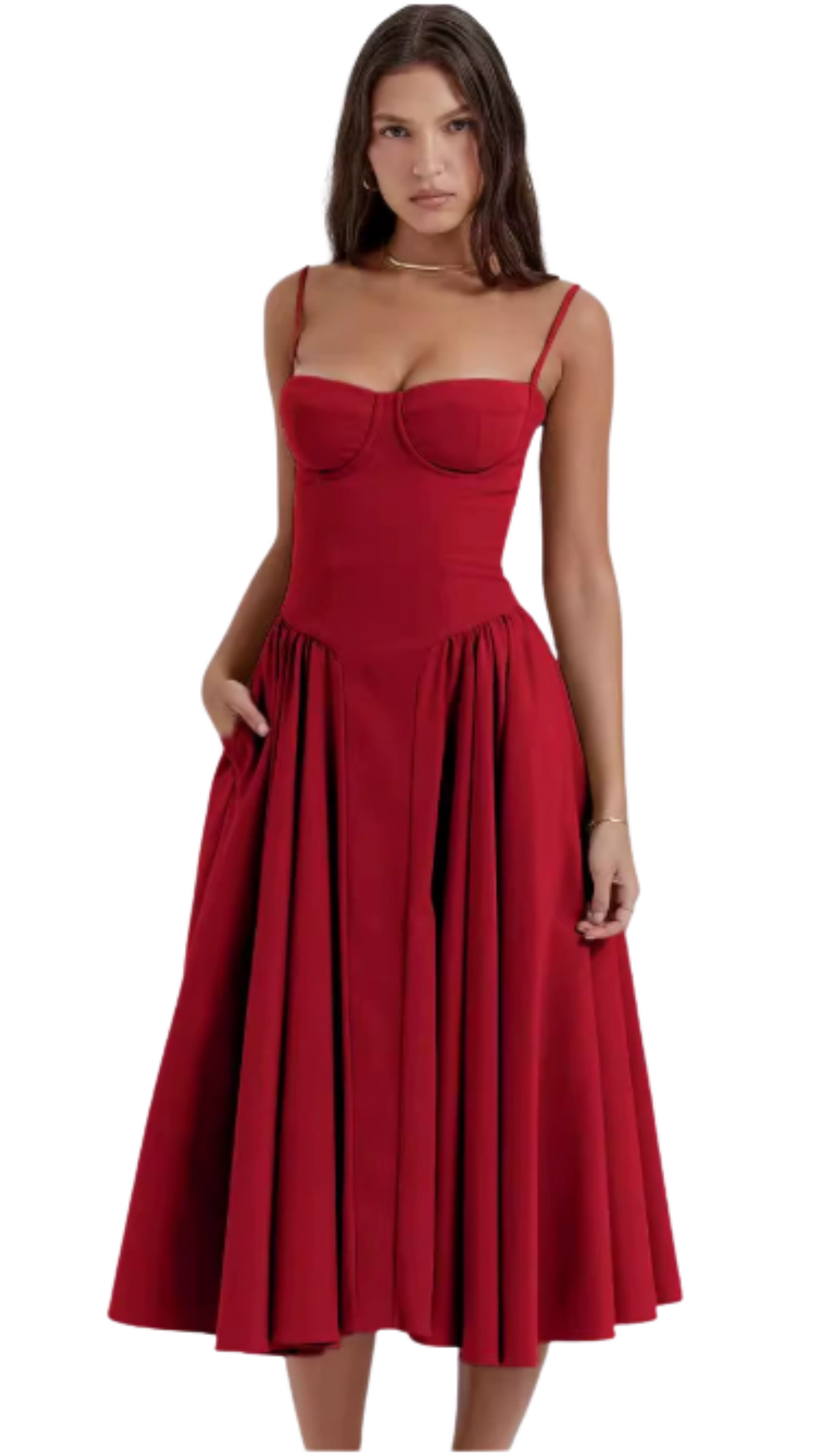 Zamira midi dress
